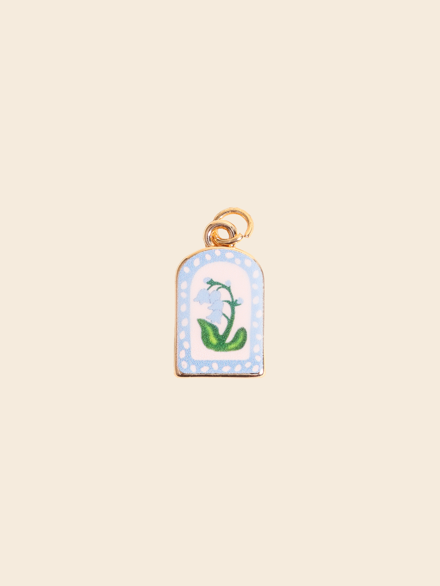 Blue Meadow Bloom Charm