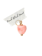 Peach Blush Heart Charm