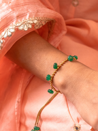 Emerald Onyx Sister Bracelet Rakhi