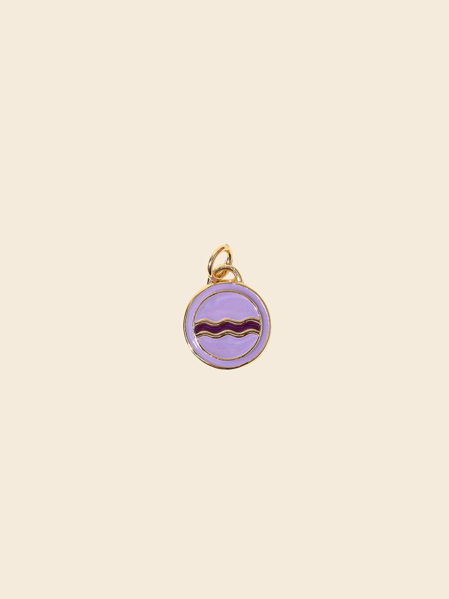 Lavender Wave Charm