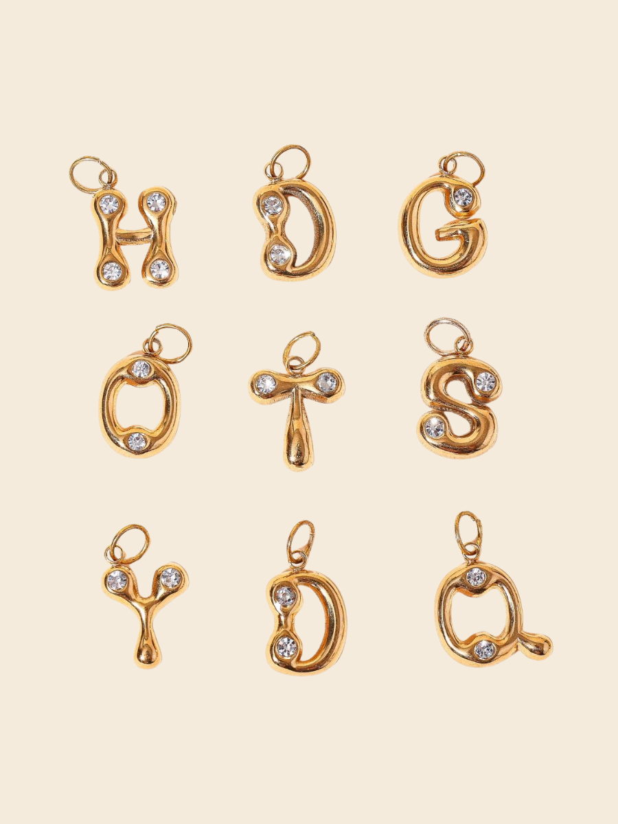 Heirloom Heart Initial Charm Choker