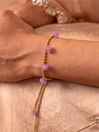 Lilac Quartz Sister Bracelet Rakhi