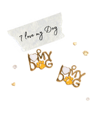 I Love My Dog Charm