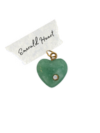 Emerald Heart Charm