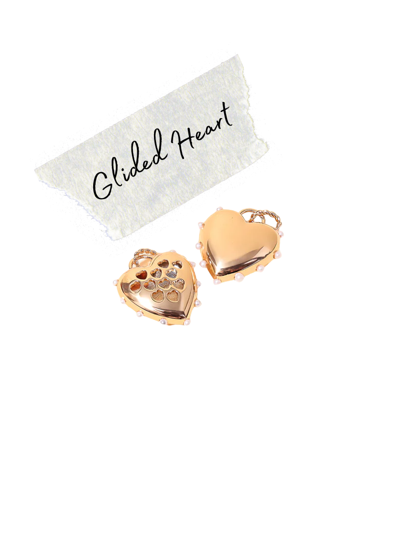 Gilded Heart Charm