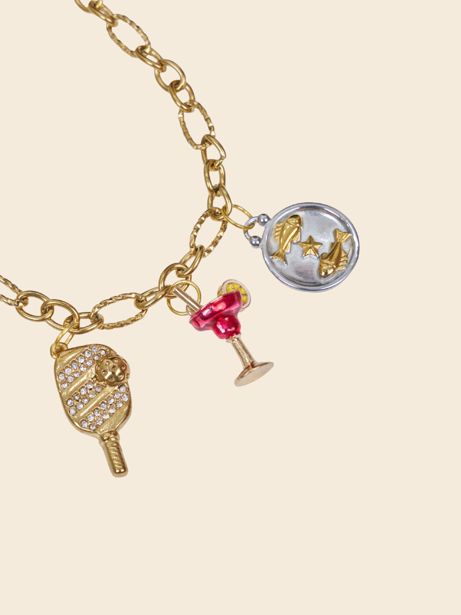 Midnight Party Charm Necklace