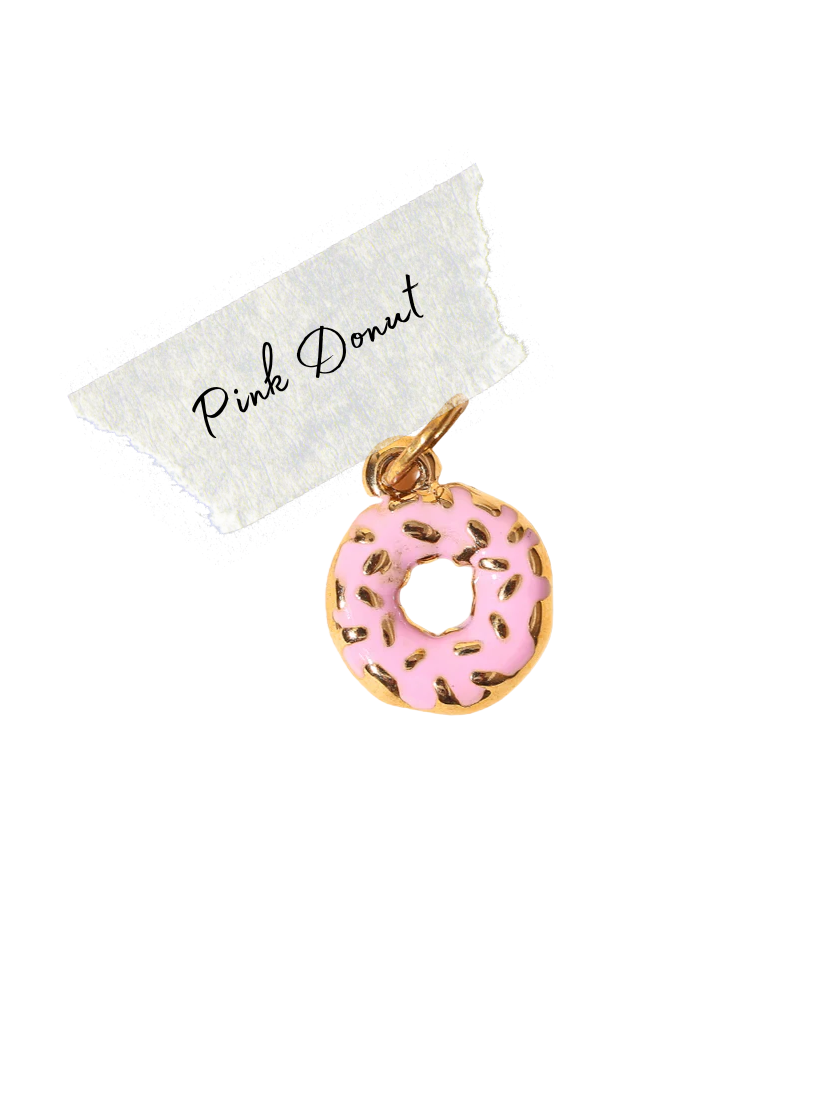 Pink Donut Charm