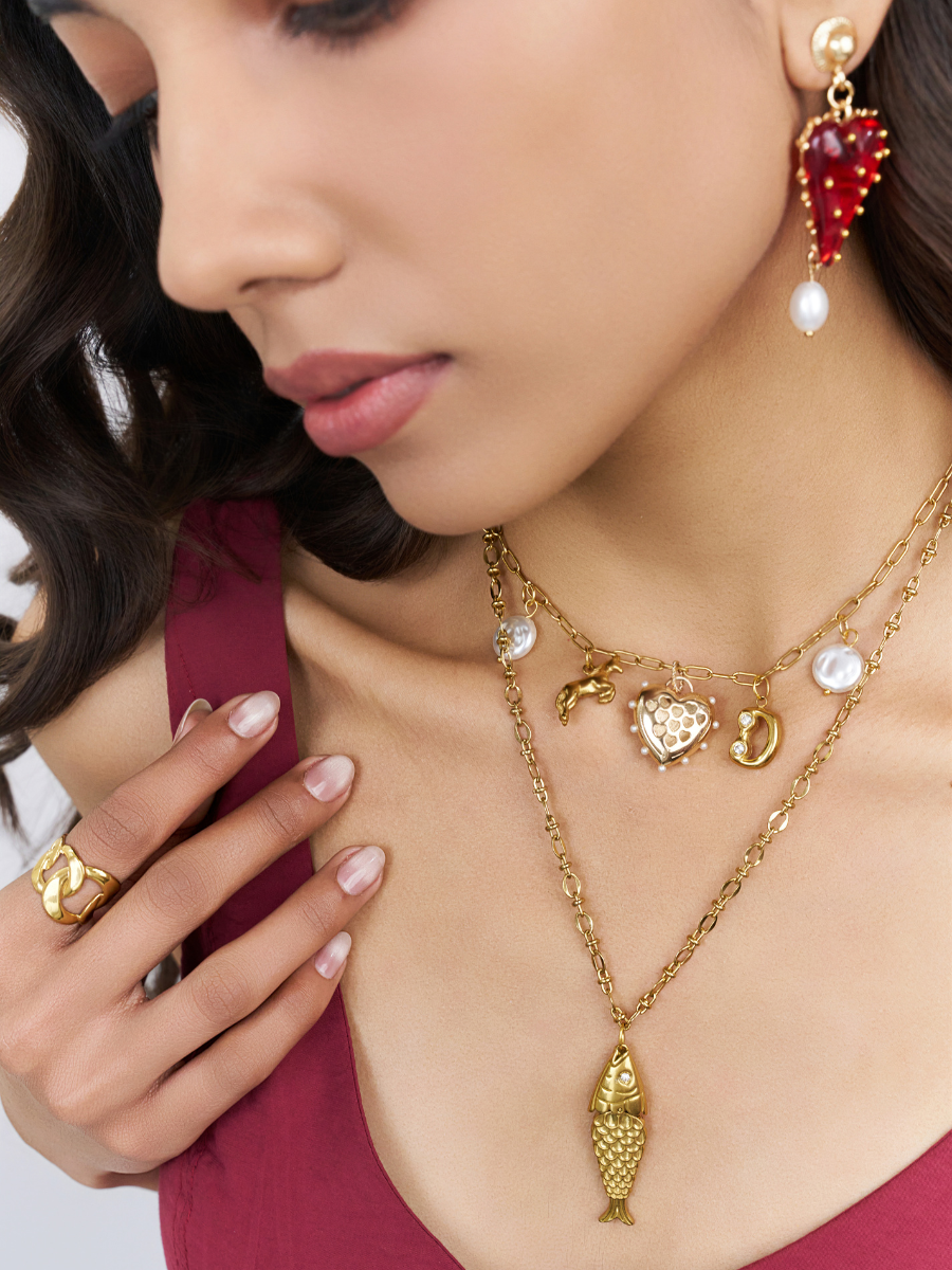 Golden Unicorn Charm