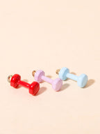 Blue Power Dumbbell Charm