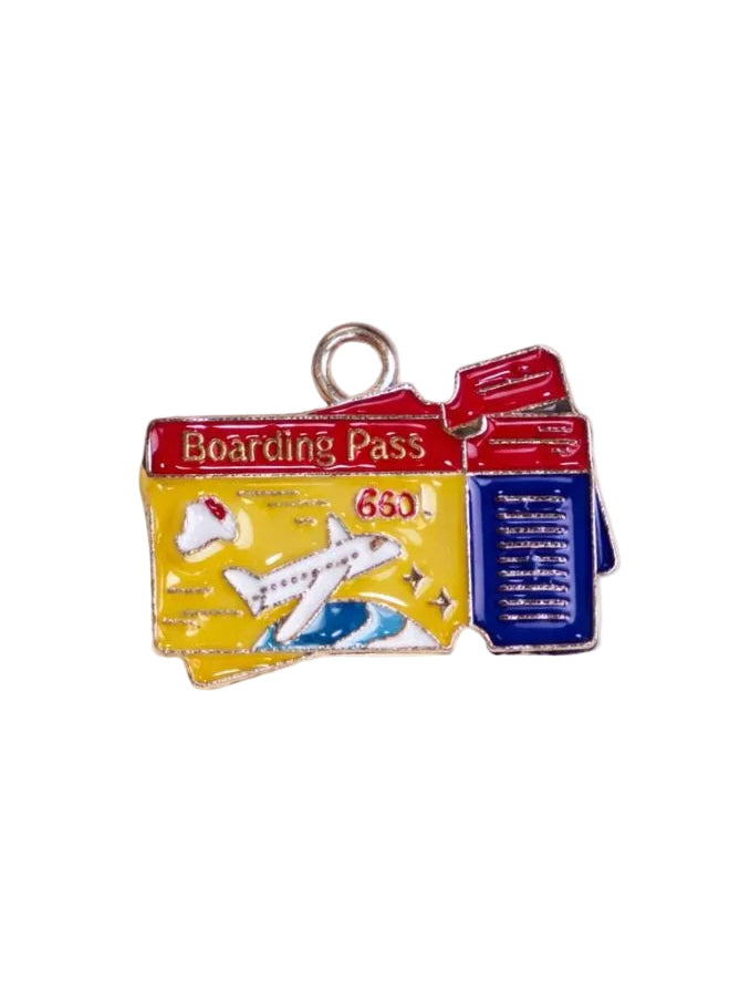 Boarding Pass Adventure Charm