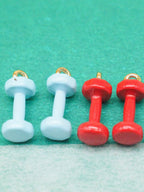 The Red Energy Dumbbell Charm