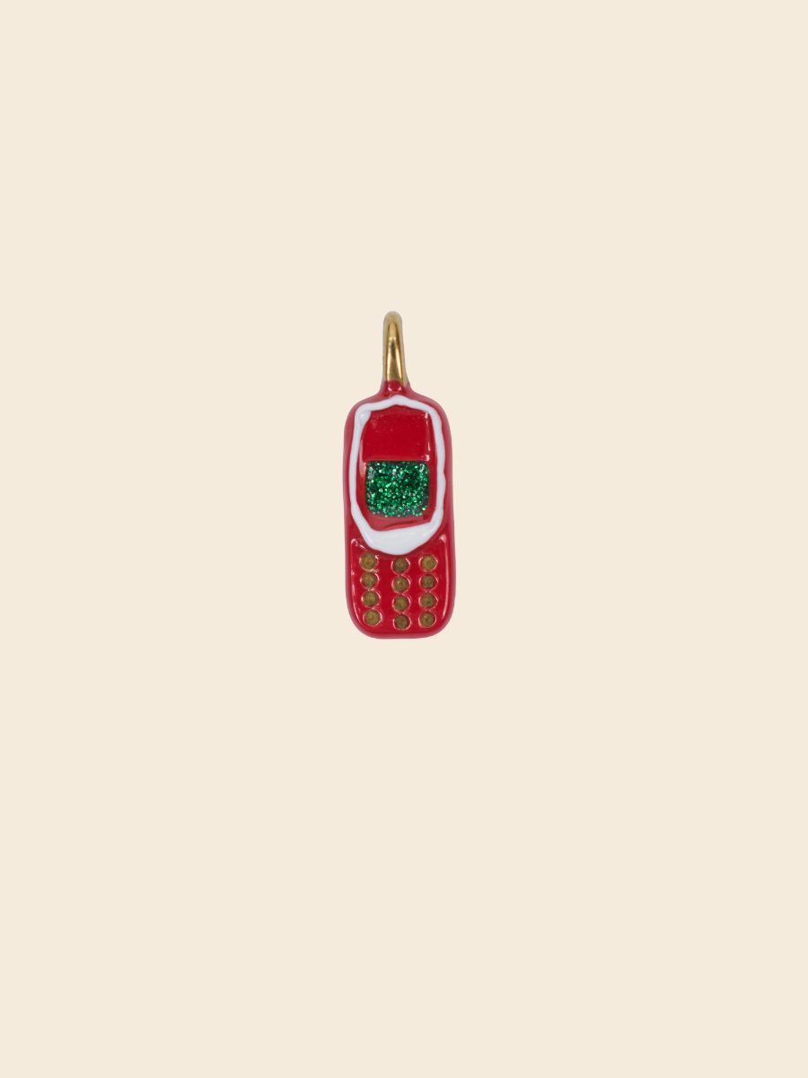 Retro Phone Charm