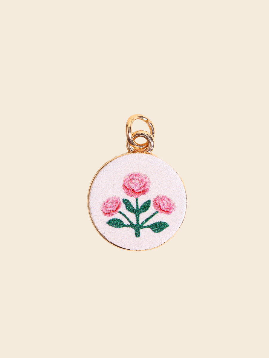 Rosette Bloom Charm