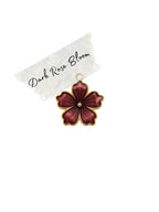 Dark Rose Bloom Charm