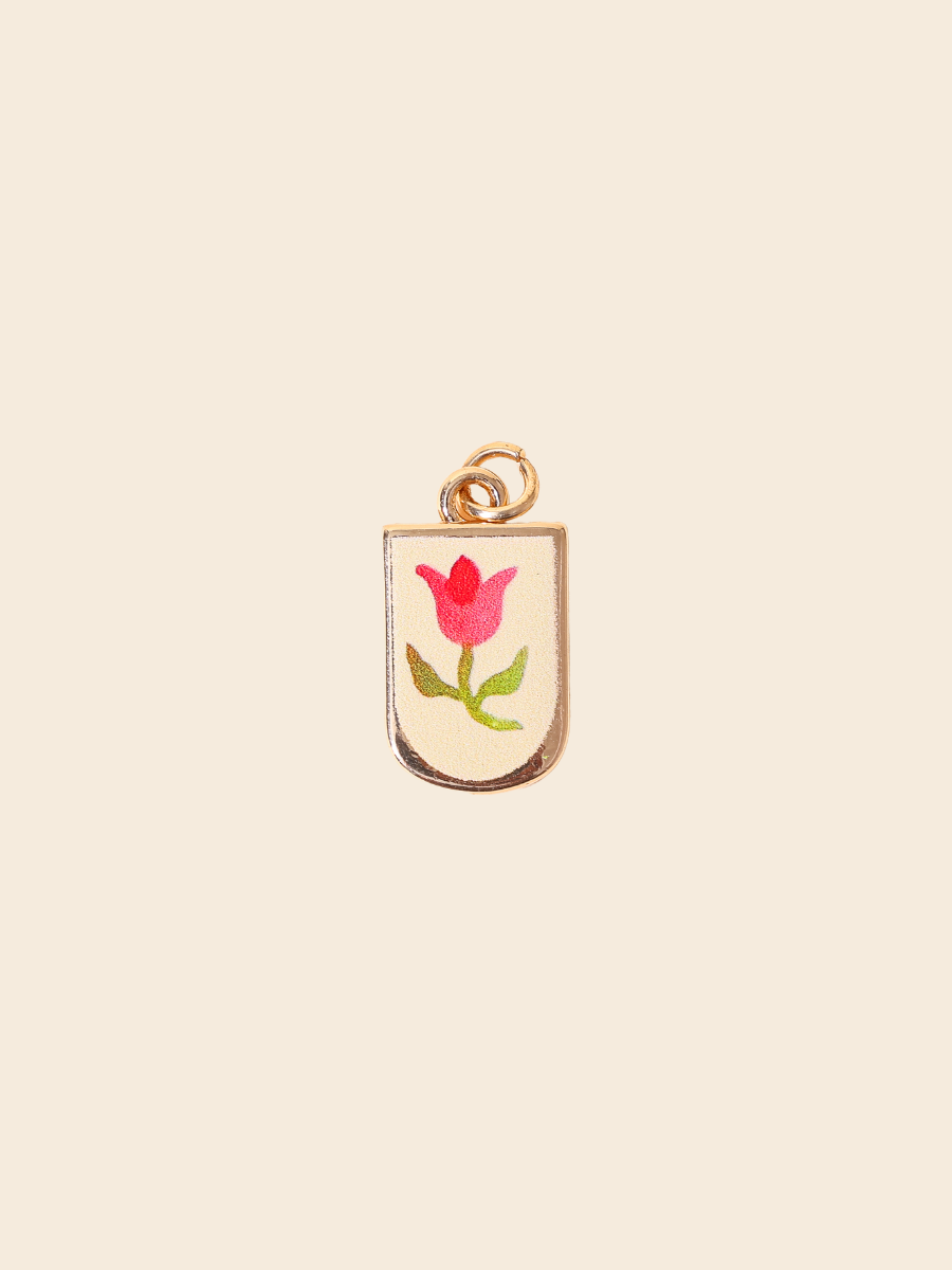 Scarlet Tulip Charm