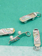 Rainbow Skateboard Charm