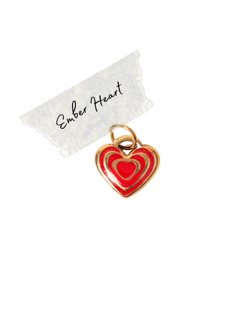 Ember Heart Charm – Label Dunne