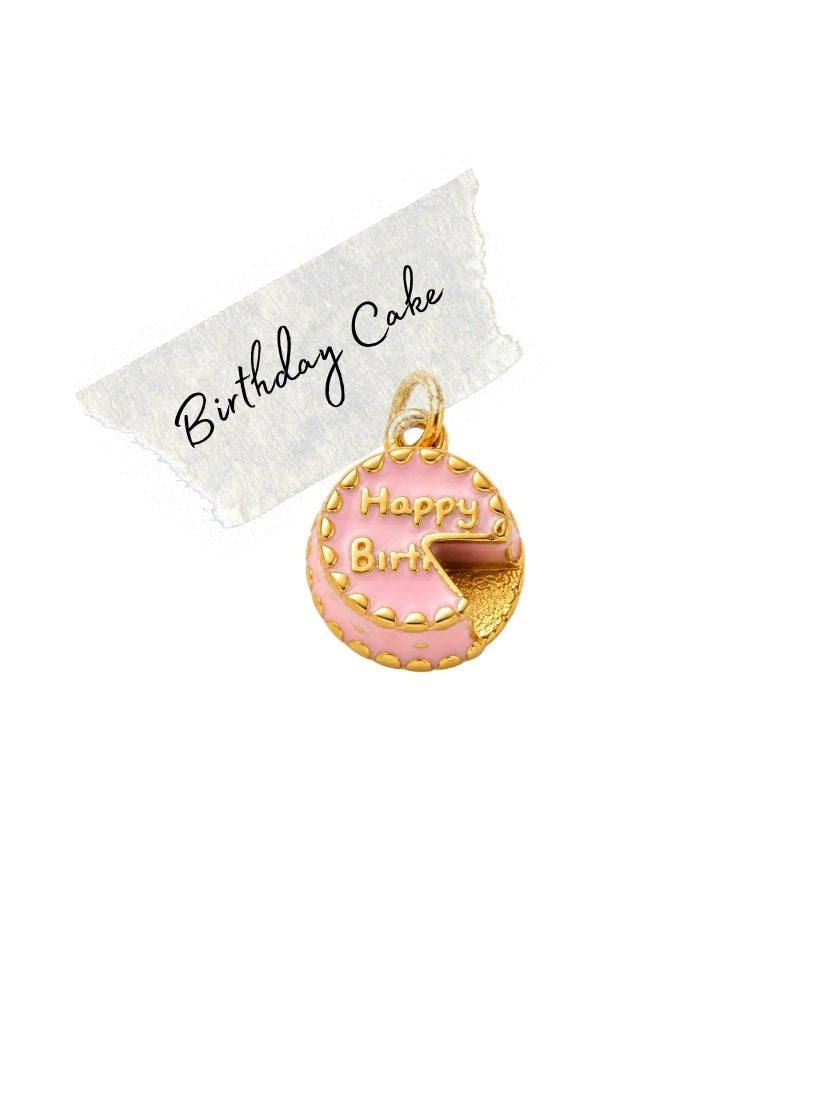 Happy Birthday Cake Charm