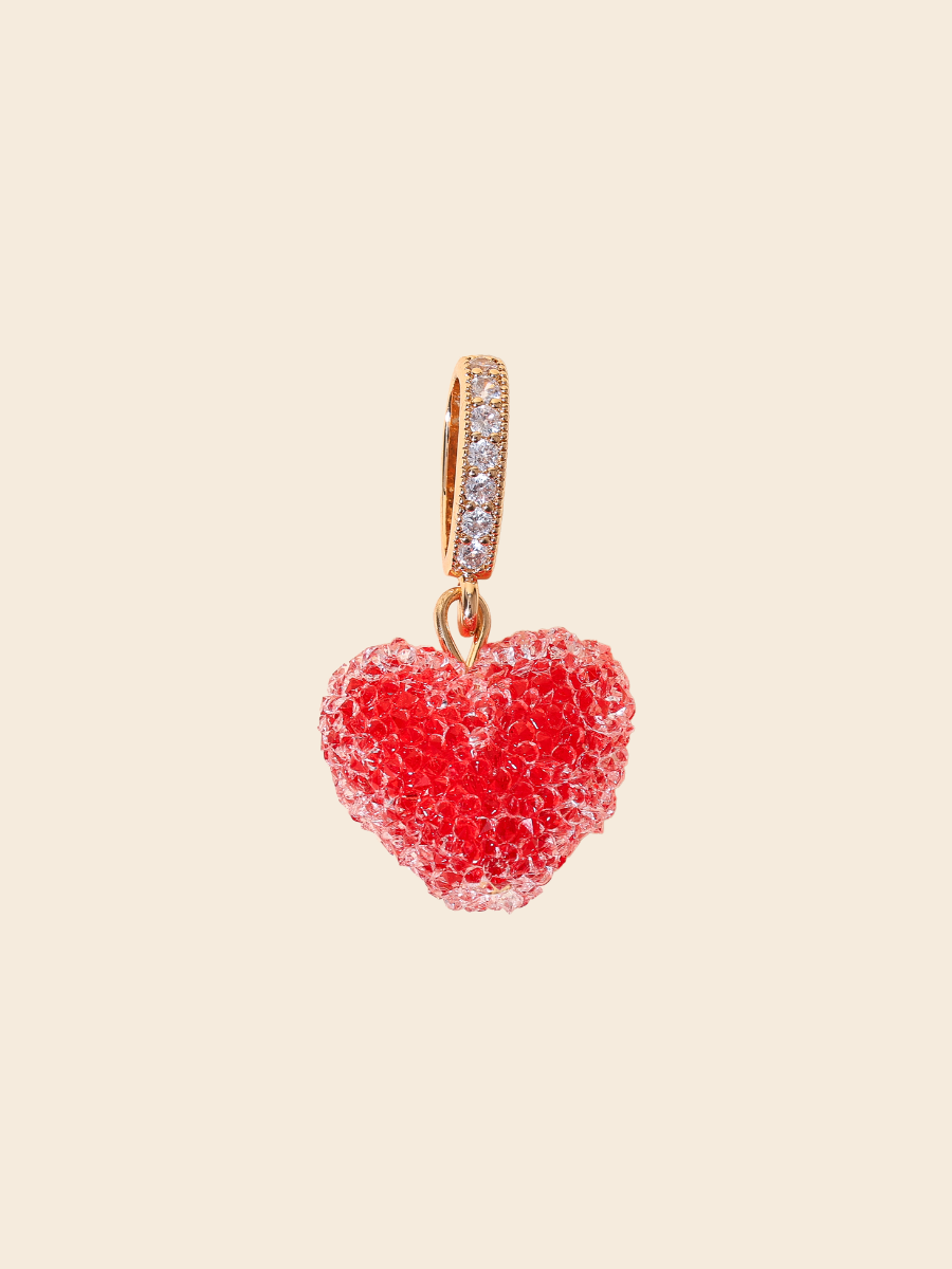 Crystal Heart Charm