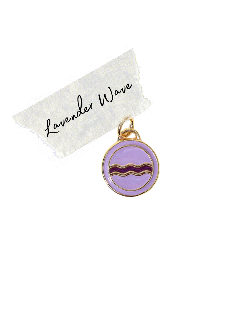Lavender Wave Charm