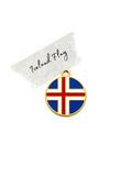 Iceland Flag Coin Charm