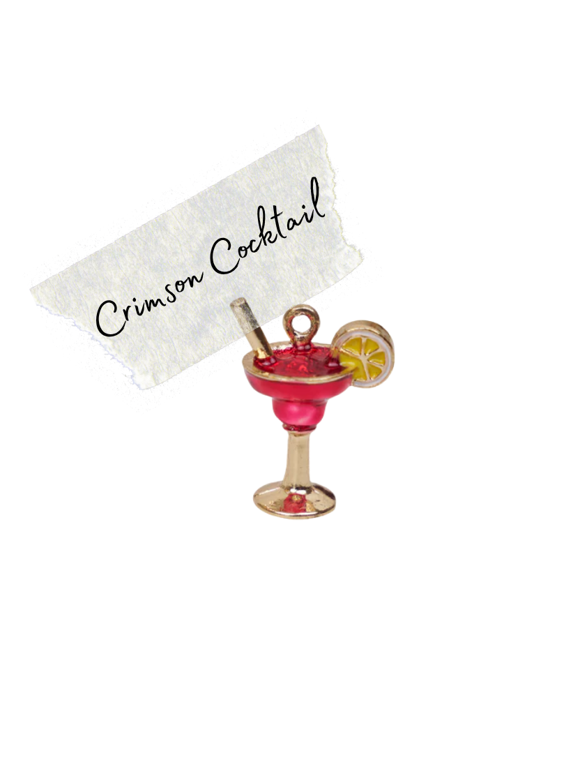 Crimson Cocktail Charm