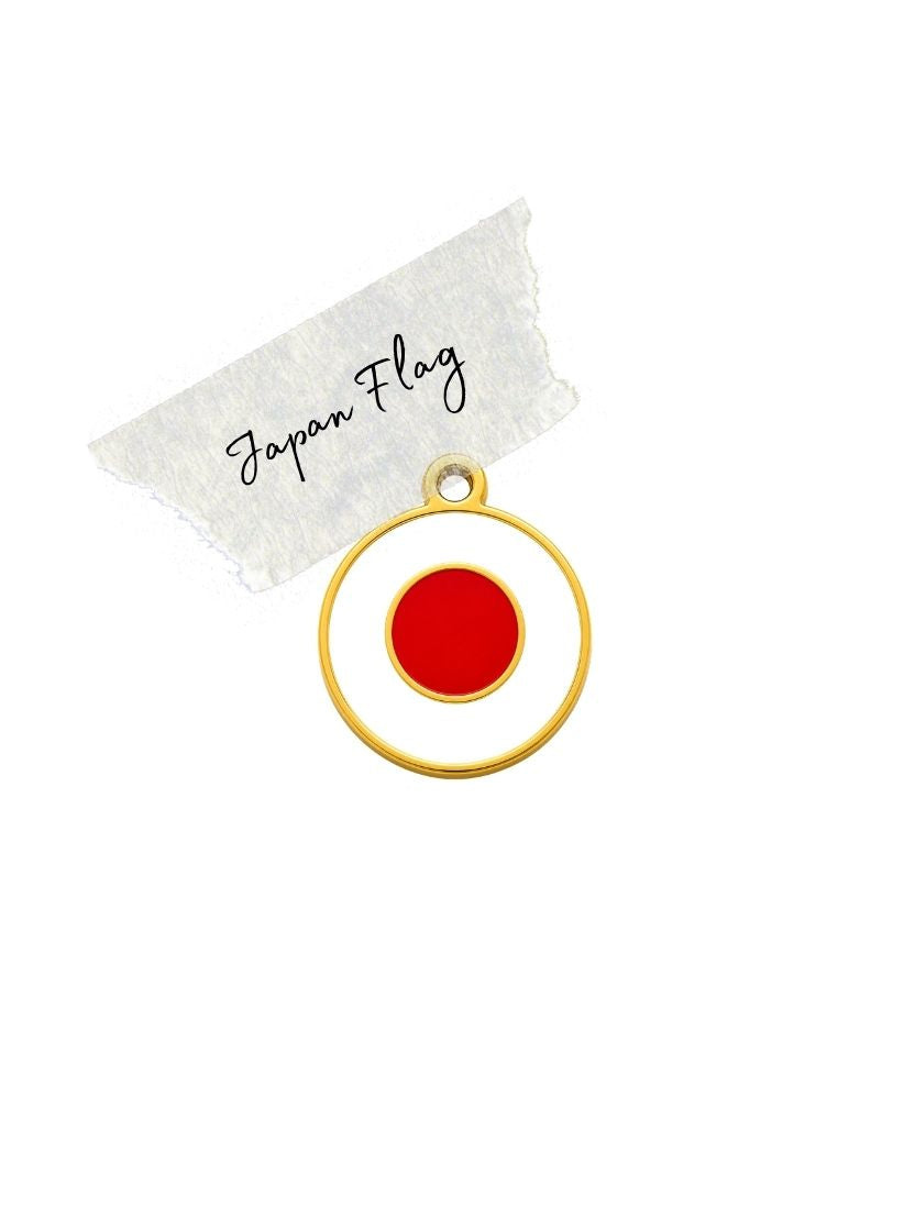 Japan Flag Coin Charm