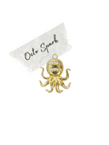 Golden Octo Spark Charm