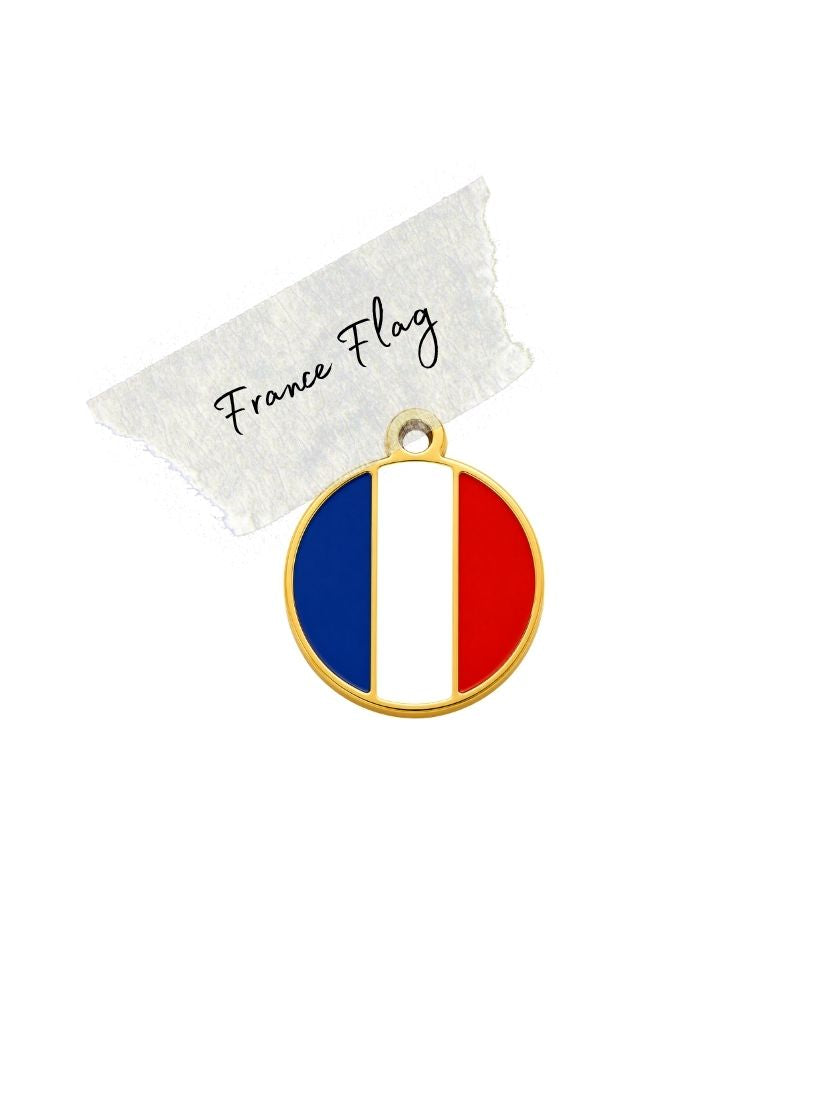 France Flag Coin Charm