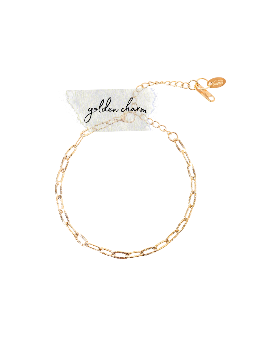 Golden Charm Chain Bracelet