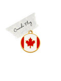 Canada Flag Coin Charm