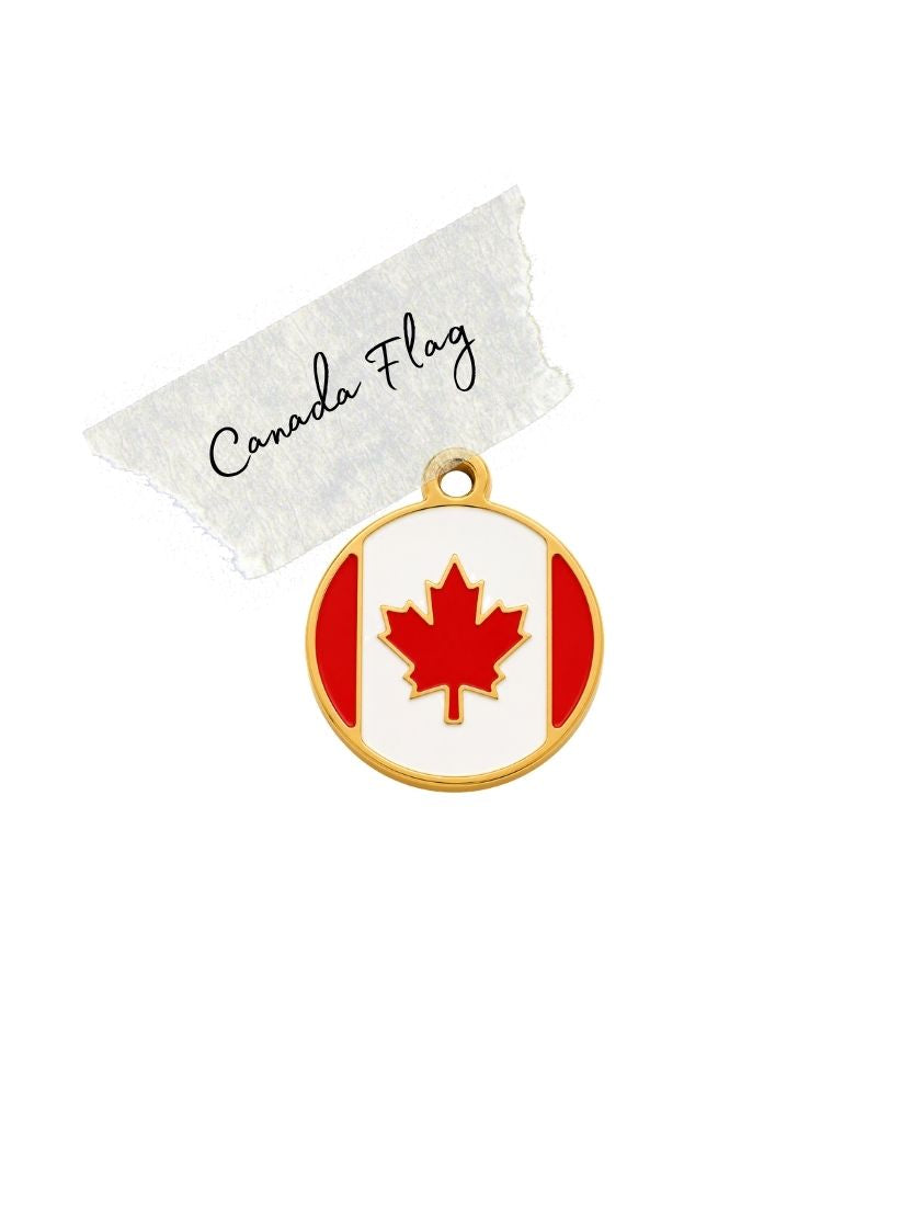 Canada Flag Coin Charm