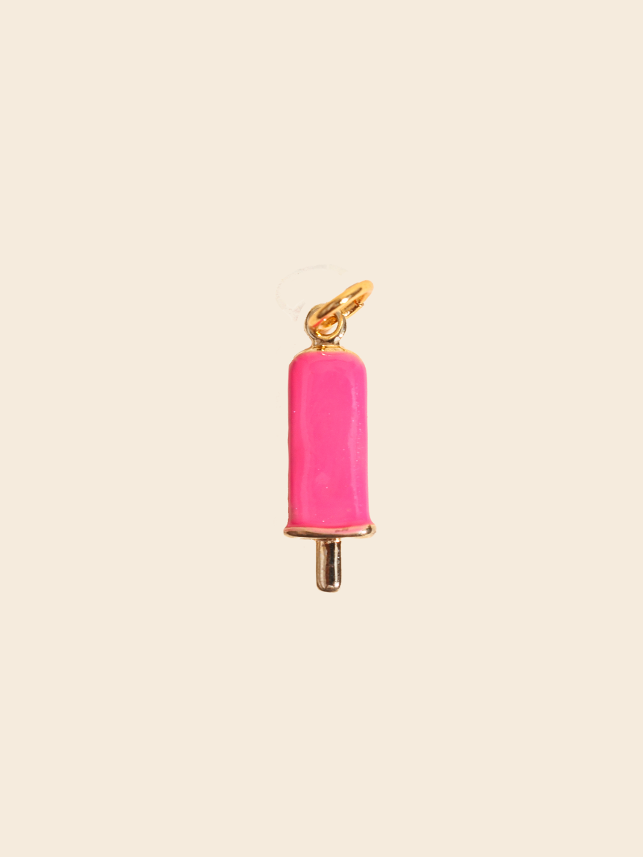 Pink Popsicle Charm