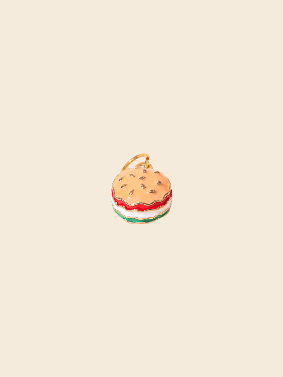 Burger Bite Charm