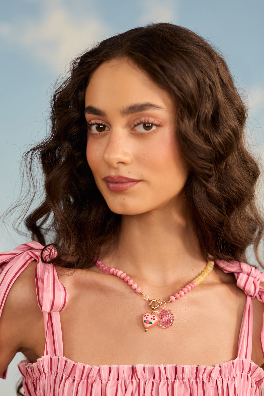 Mermaid Shell Bead Necklace