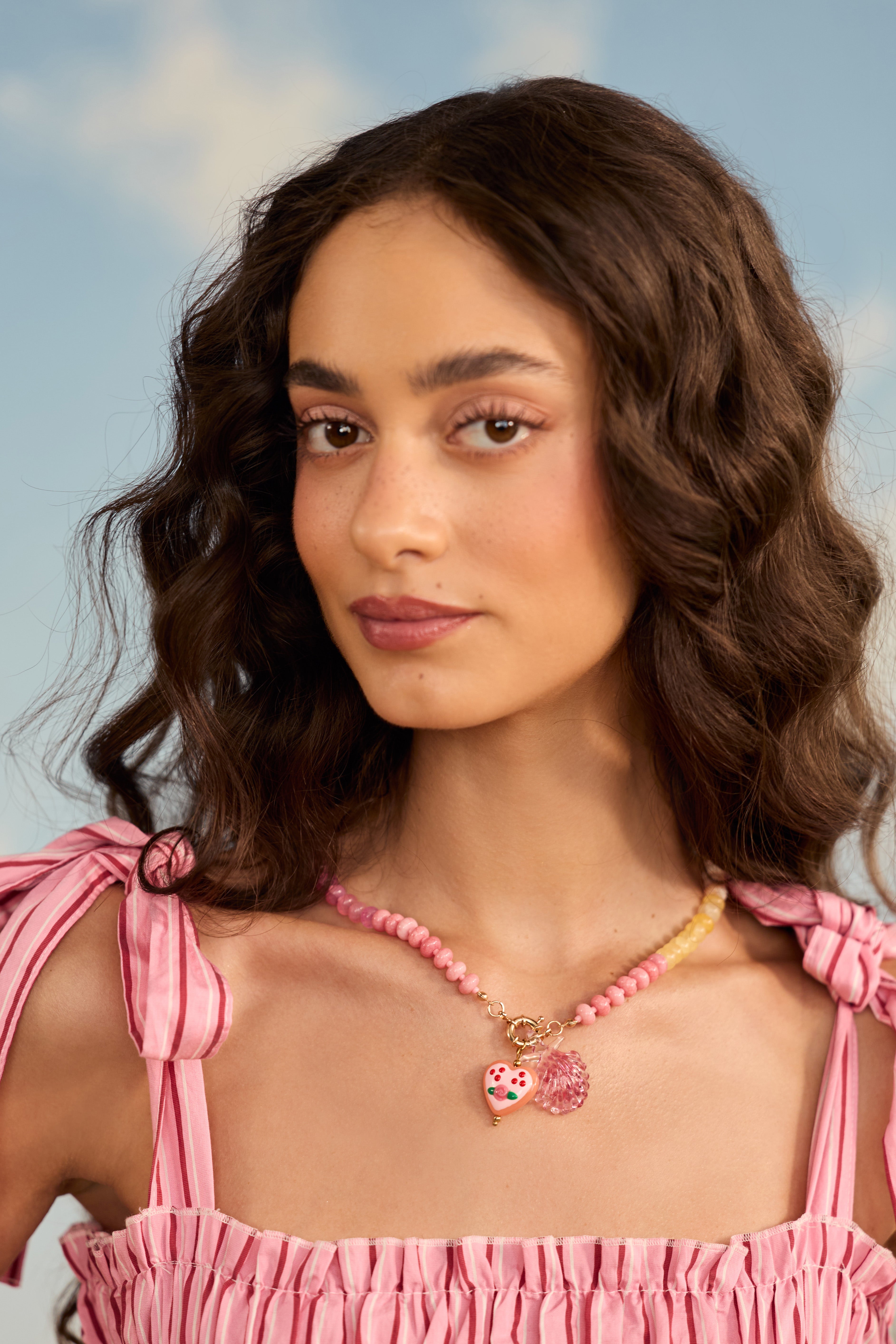 Mermaid Shell Bead Necklace