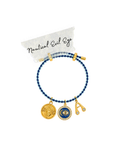 Nautical Evil Eye Cord Bracelet