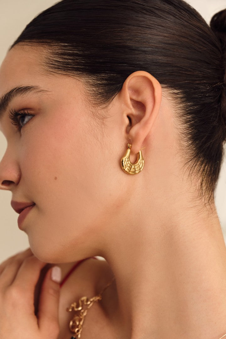 Bamboo Luxe Hoops