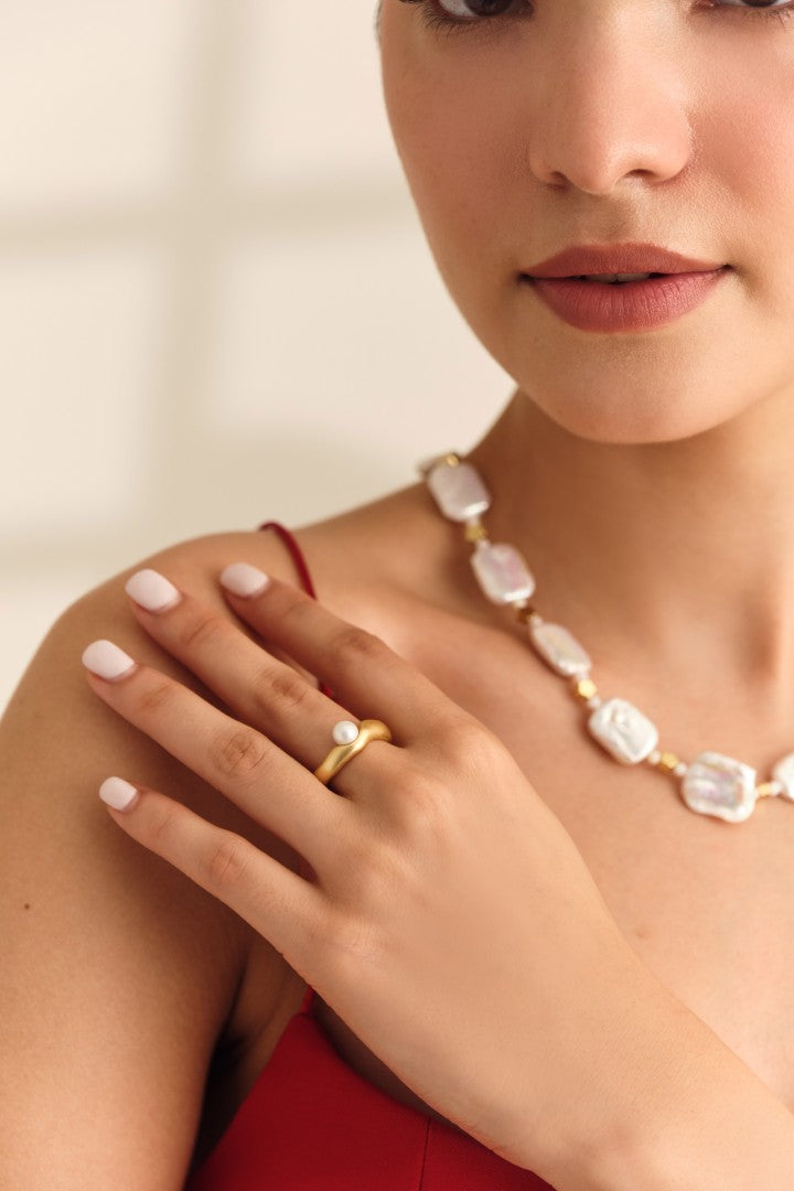 Pearl Crest Ring