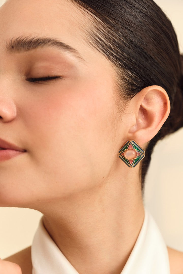 Opal Prism Studs
