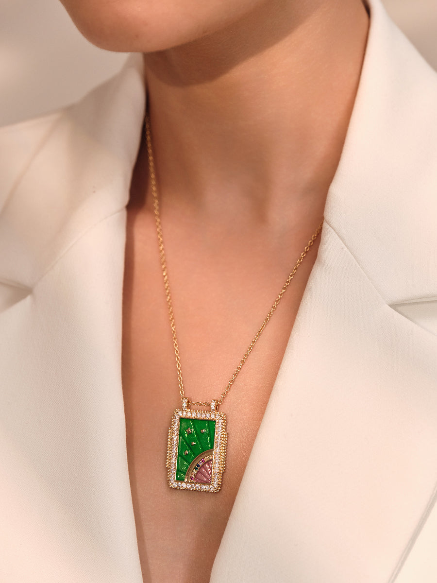 Emerald Horizon Necklace