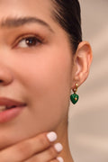 Verde Charm Hoops