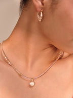 Pearl Glow Beaded Necklace
