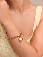 Gilded Heart Charm