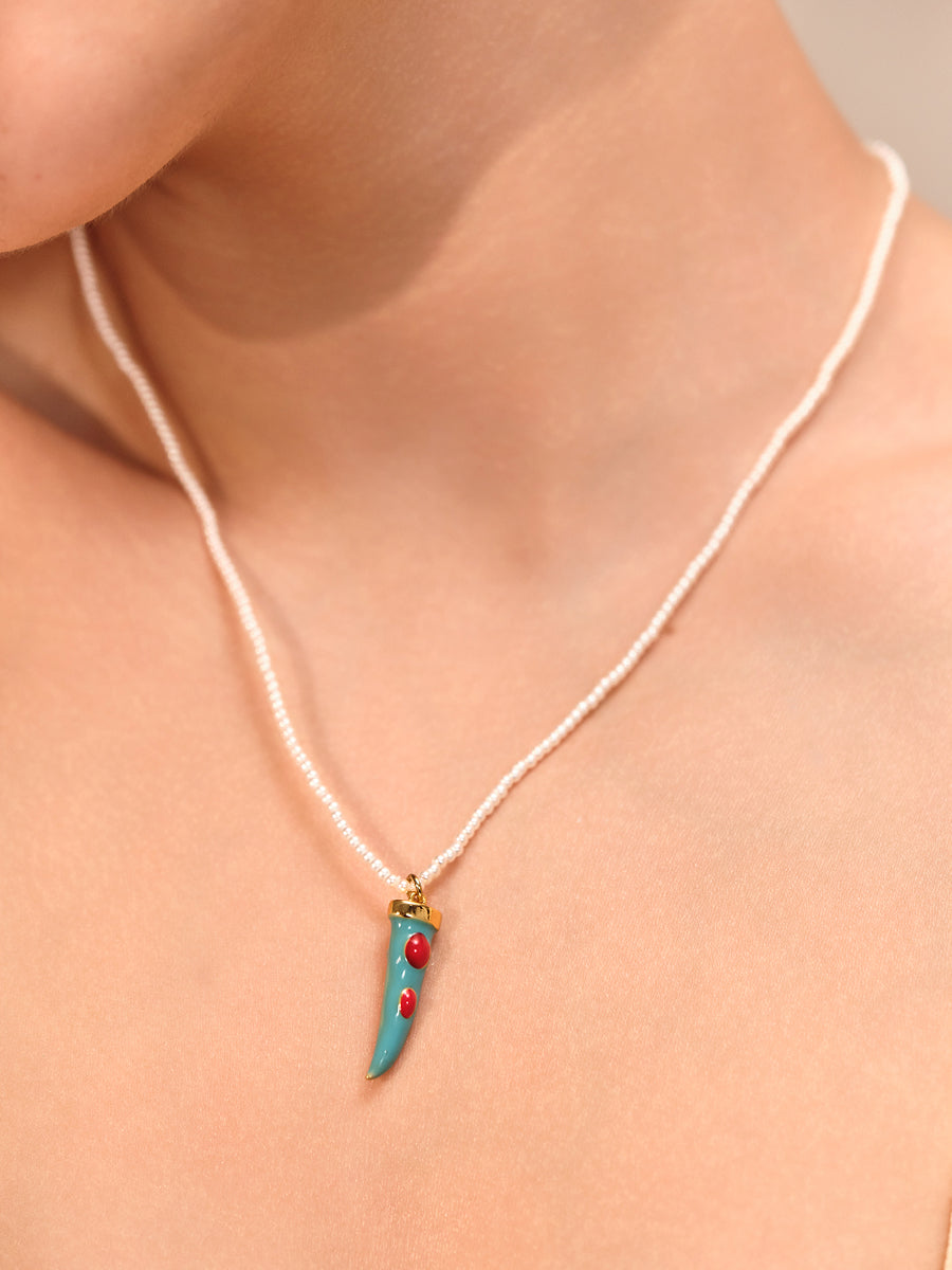 Corno Protection Pendant Necklace