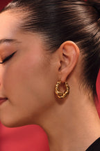 Aurora Twist Hoops
