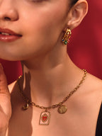 Sacred Heart Charm Necklace
