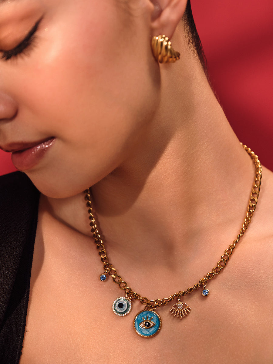 Evil Eye Charm Necklace