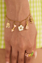 Golden Rose Charm