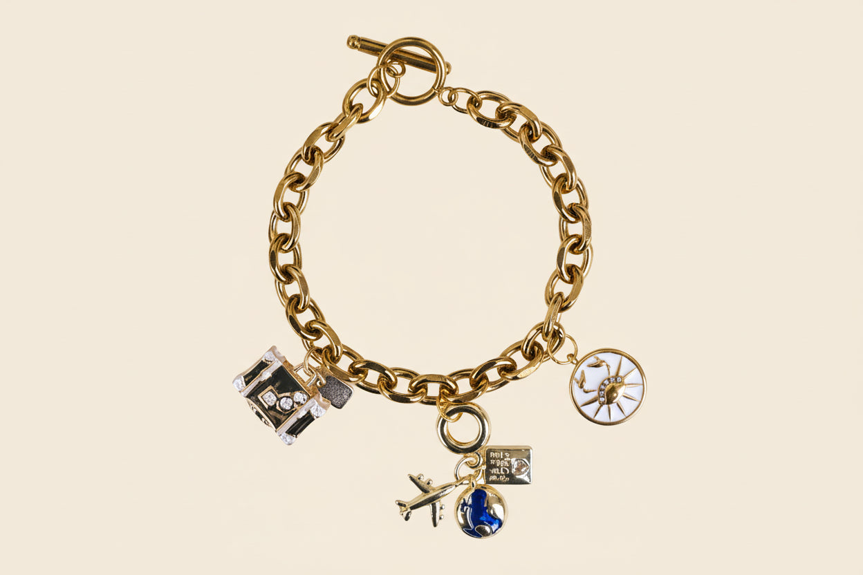 Jetsetter Suitcase Charm
